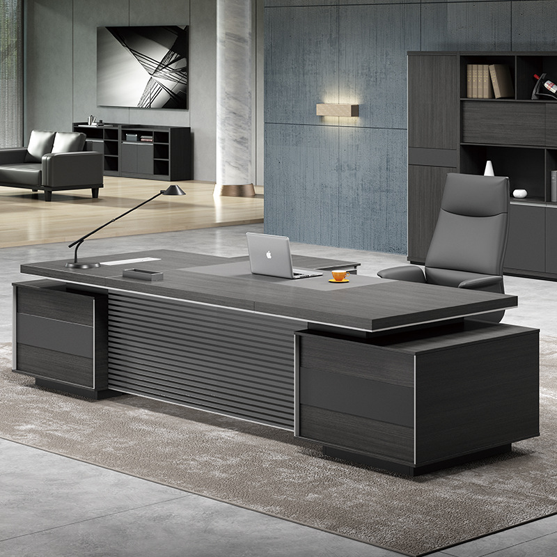 Modèle DBT004 Dio Light luxe Simple bureau moderne gestionnaire unique bureau d\'ordinateur exécutif, haut-bureau exécutif de fin de bureau.